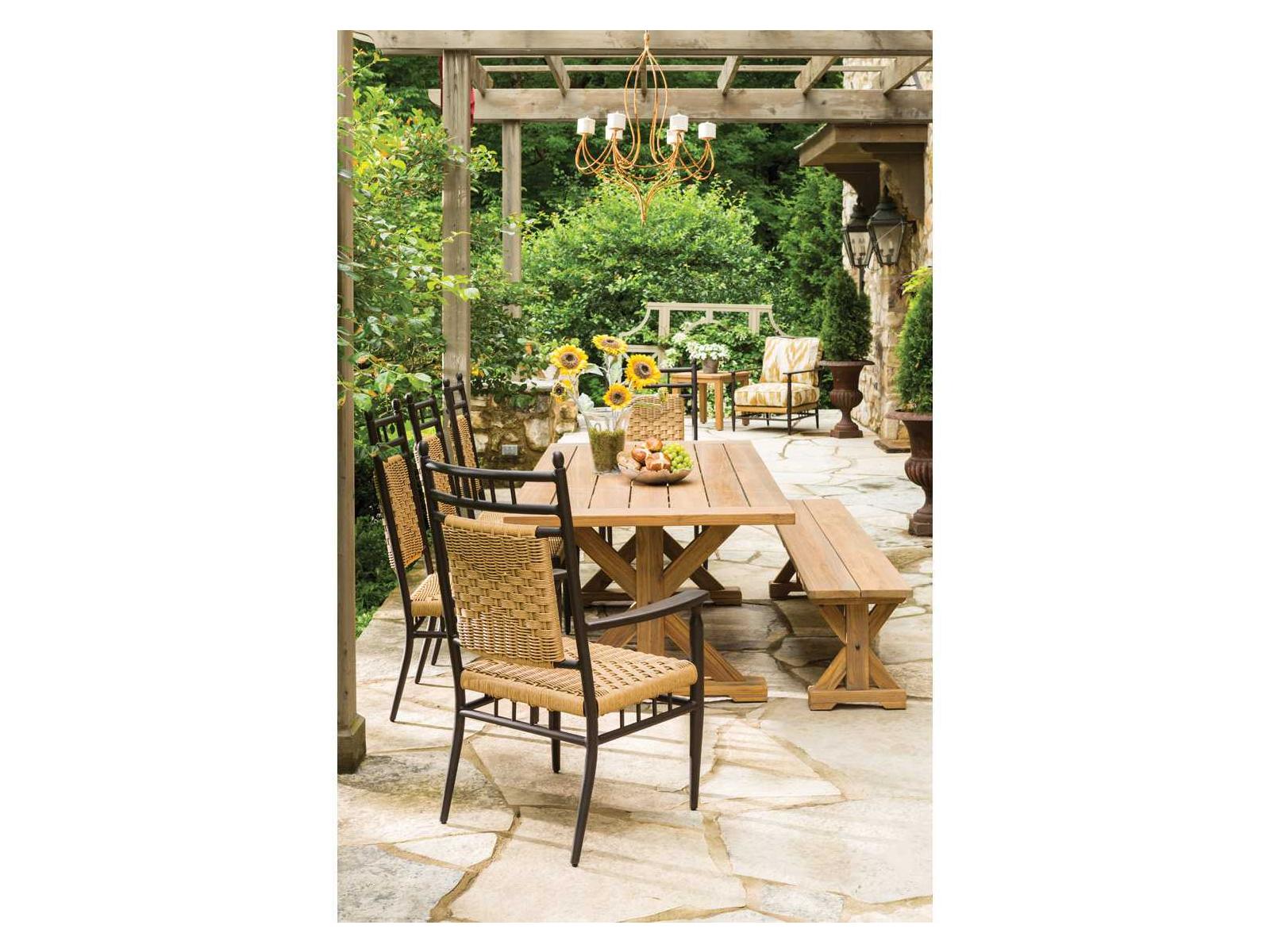 Lloyd Flanders Low Country Aluminum Outdoor Dining Set