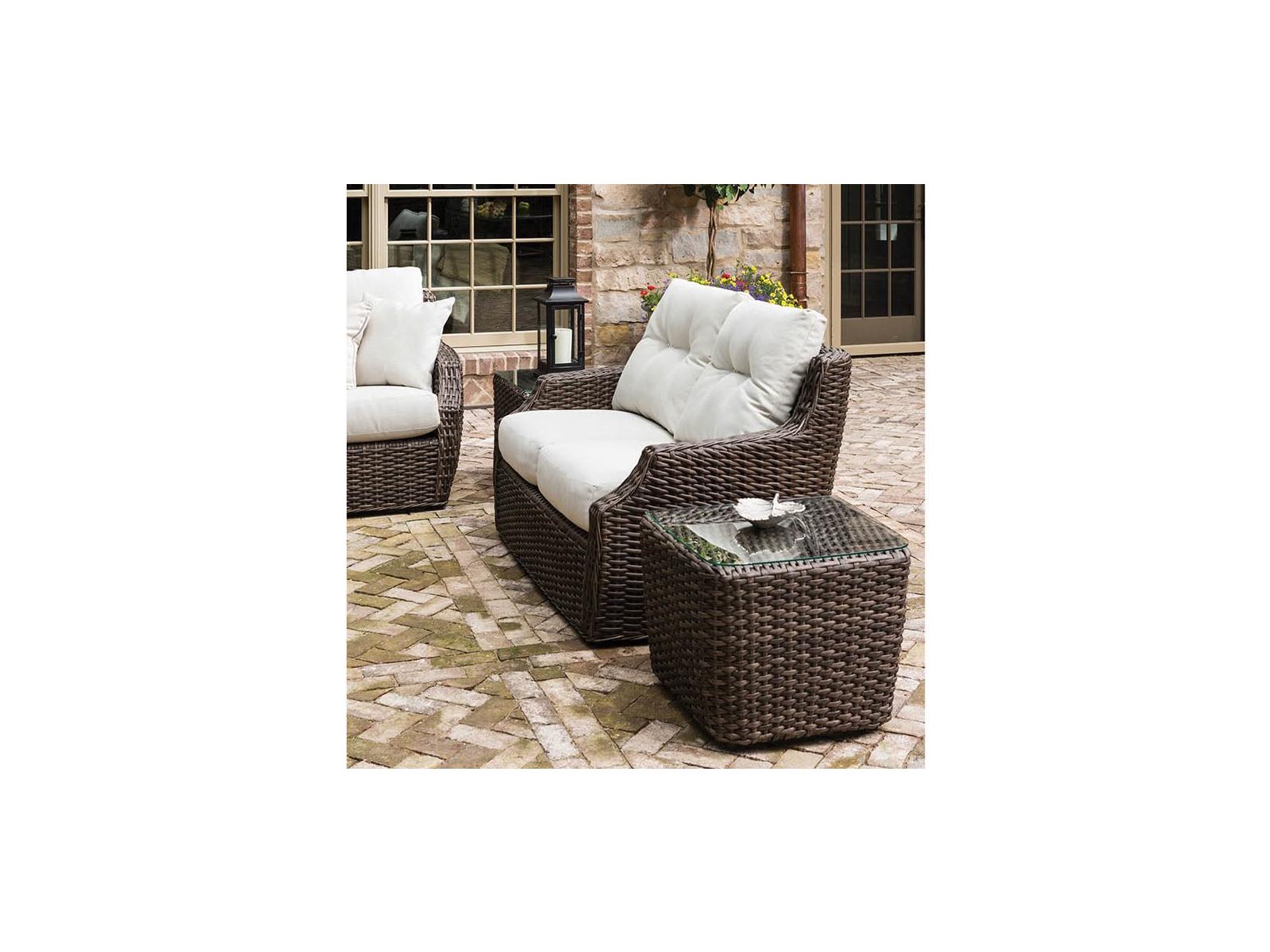 Lloyd Flanders Largo Wicker Cushion Patio Lounge Set