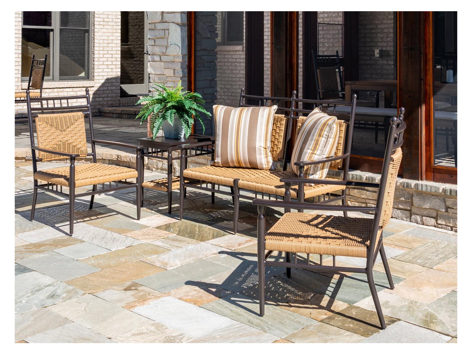 Lloyd Flanders Low Country Wicker Patio Lounge Set
