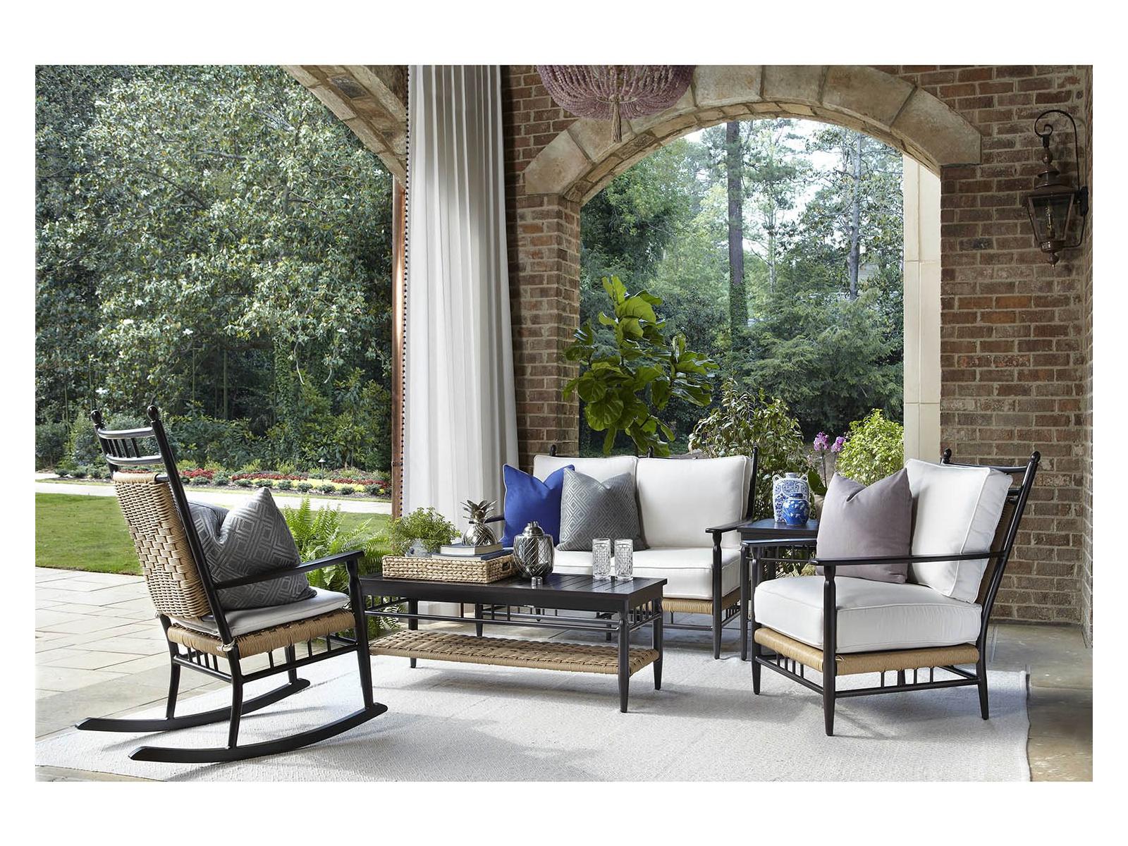Lloyd Flanders Low Country Aluminum Outdoor Patio Lounge Set