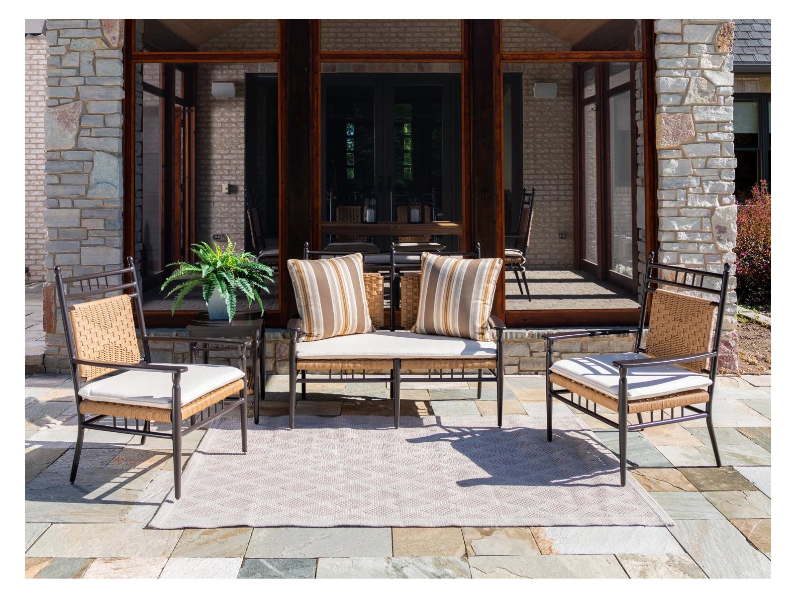 Lloyd Flanders Low Country Wicker Patio Lounge Set