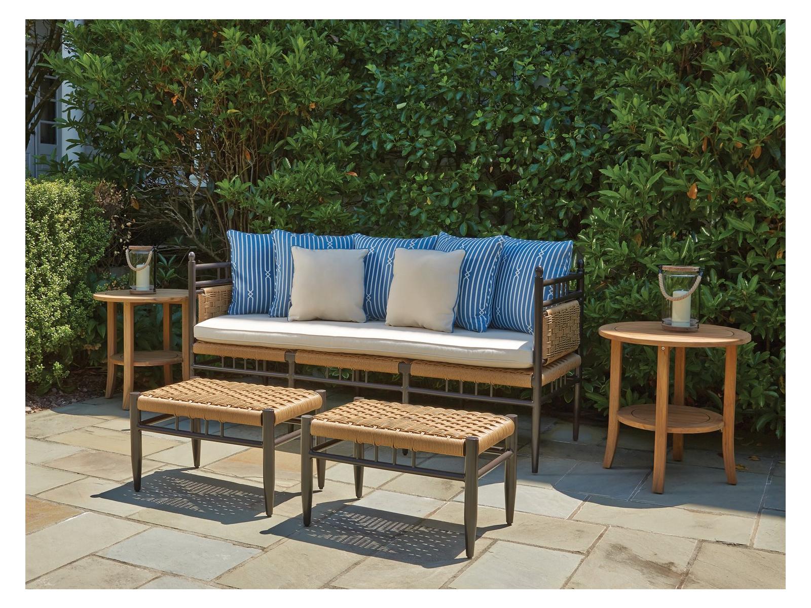 Lloyd Flanders Low Country Wicker Outdoor Lounge Set