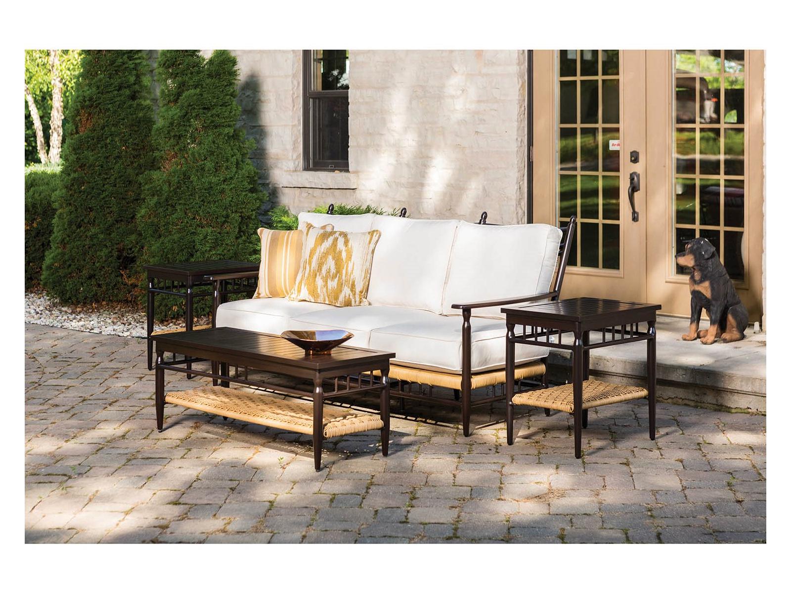Lloyd Flanders Low Country Aluminum Outdoor Patio Lounge Set