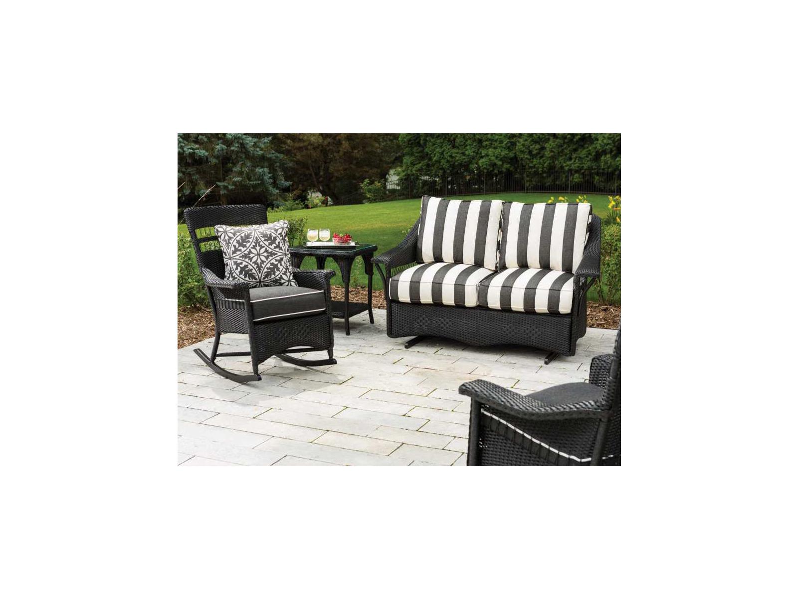 Lloyd Flanders Nantucket Wicker Outdoor Patio Lounge Set