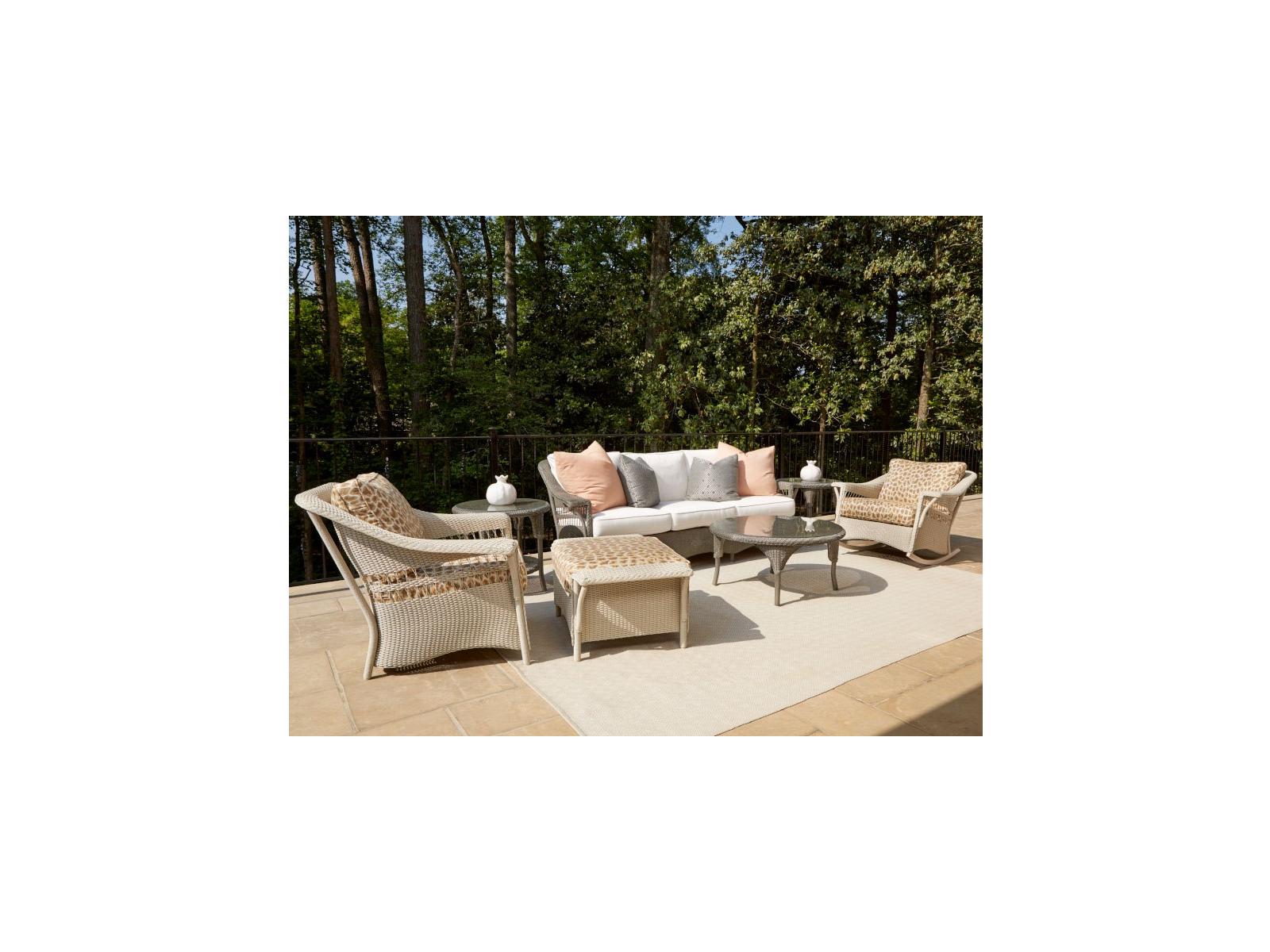 Lloyd Flanders Nantucket Wicker Cushion Lounge Set