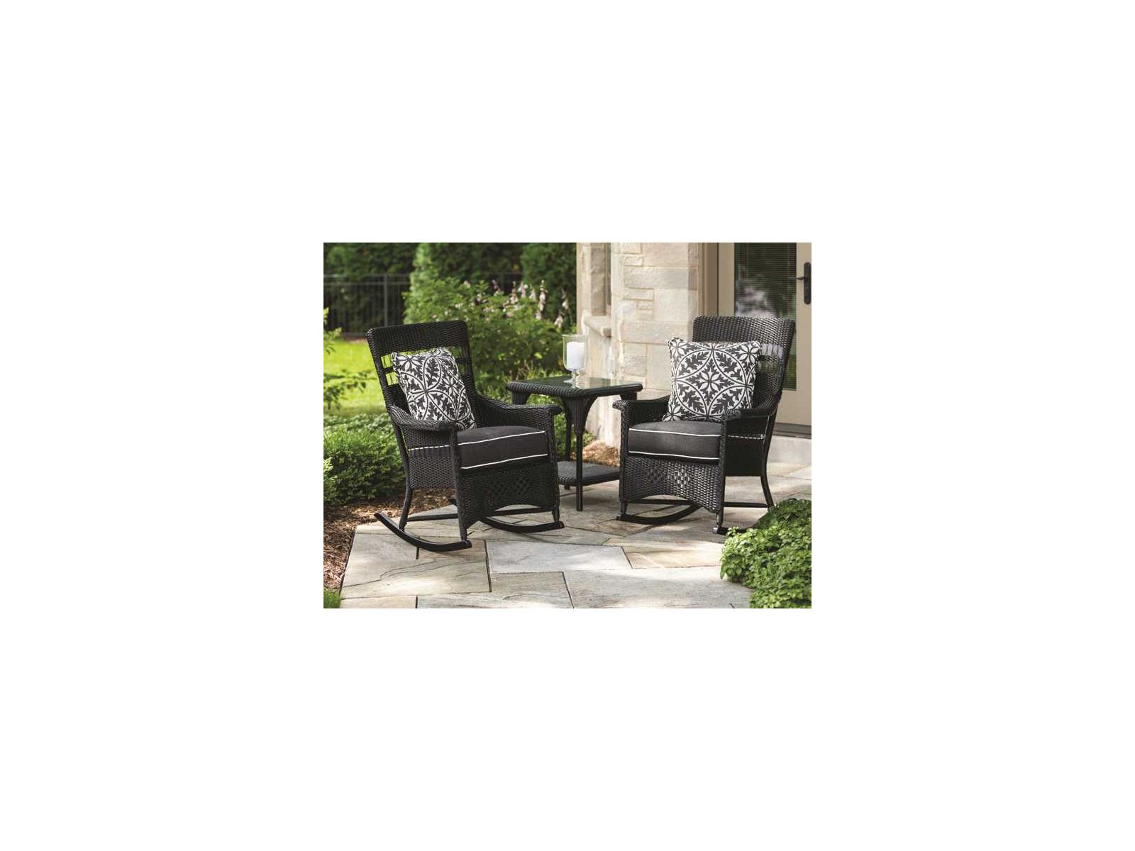 Lloyd Flanders Nantucket Wicker Outdoor Patio Lounge Set