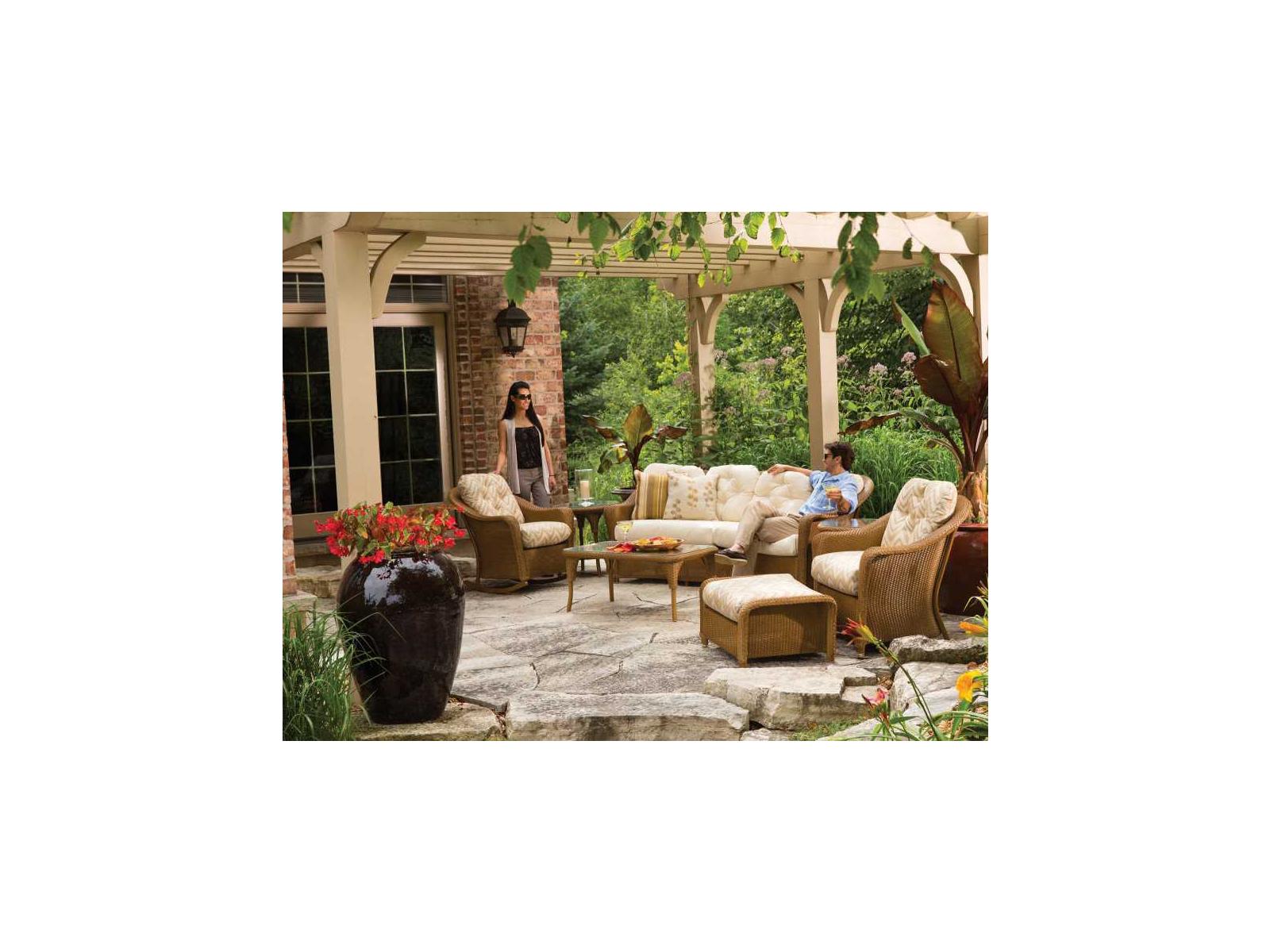 Lloyd Flanders Reflections Wicker Outdoor Lounge Set