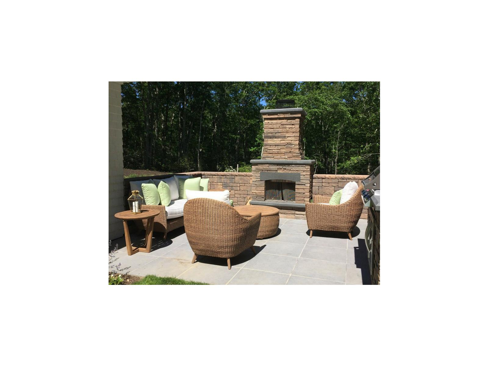 Lloyd Flanders Tobago Wicker Cushion Patio Lounge Set