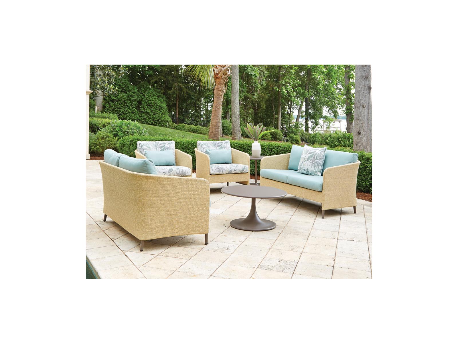 Lloyd Flanders Verona Wicker Cushion Patio Lounge Set
