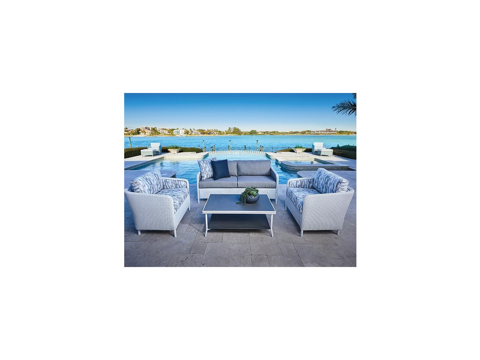Lloyd Flanders Visions Aluminum Cushion Lounge Set