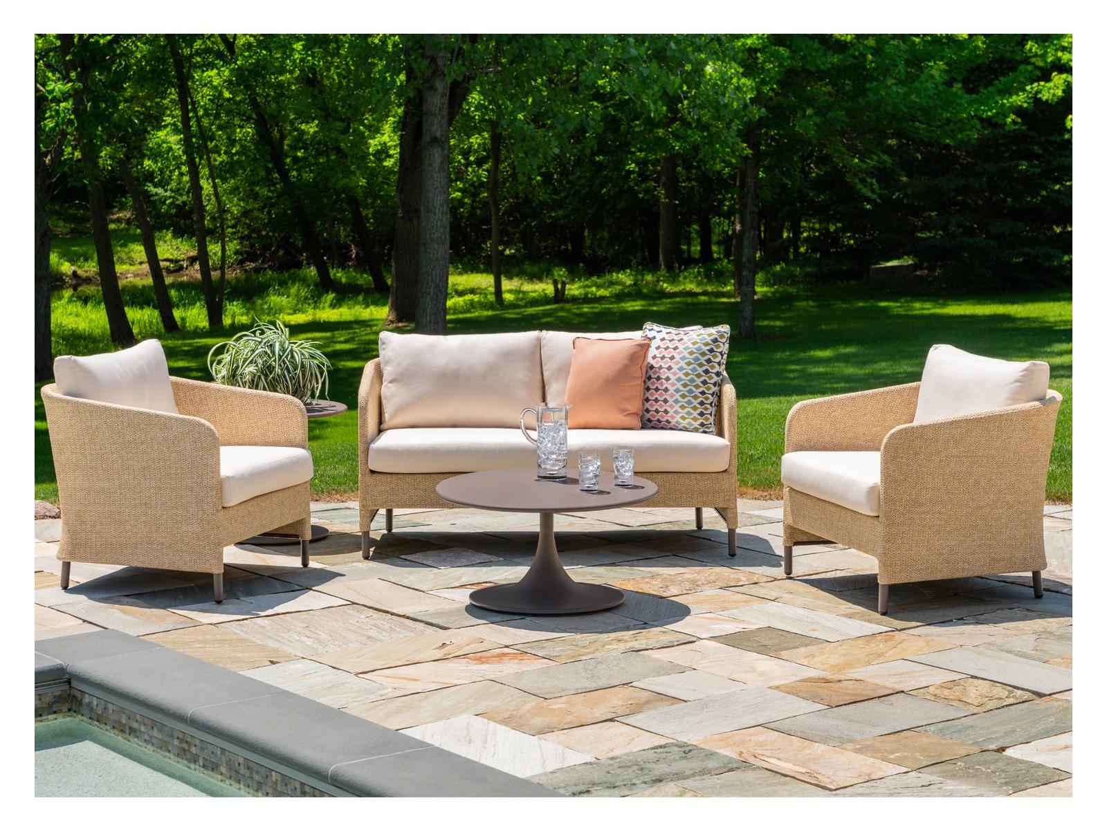 Lloyd Flanders Verona Wicker Patio Lounge Set