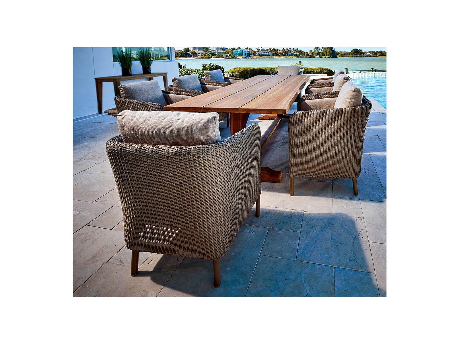 Lloyd Flanders Visions Wicker Patio Dining Set