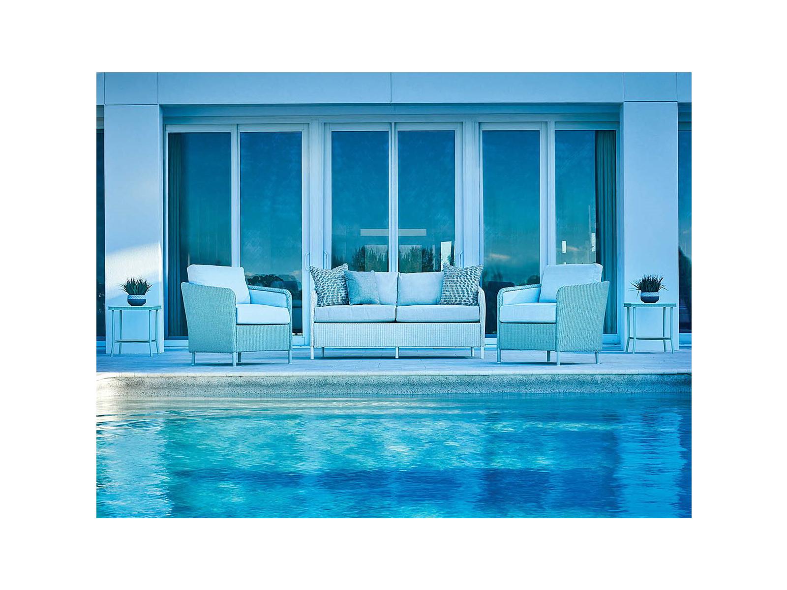 Lloyd Flanders Visions Wicker Outdoor Patio Lounge Set