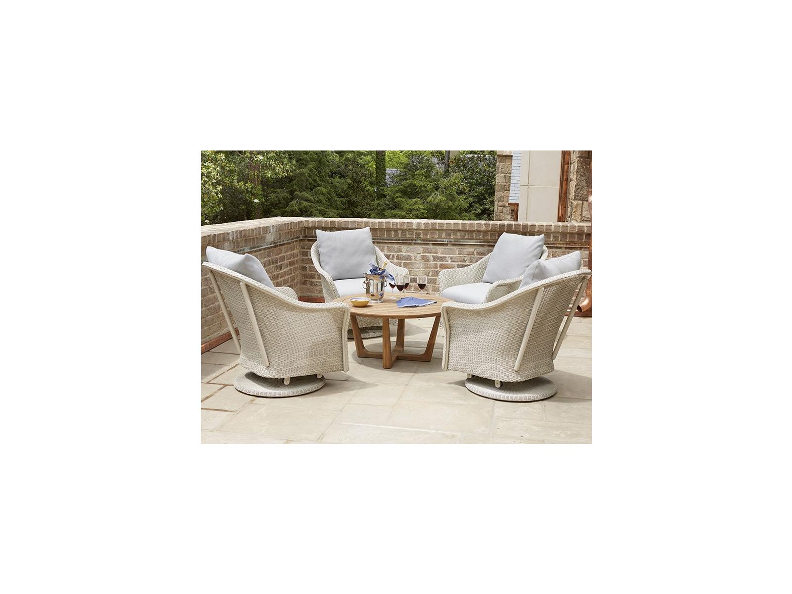 Lloyd Flanders Weekend Retreat Wicker Cushion Lounge Set