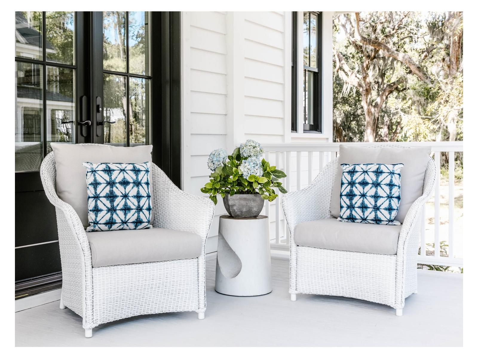 Lloyd Flanders Weekend Retreat Wicker Outdoor Patio Lounge Set