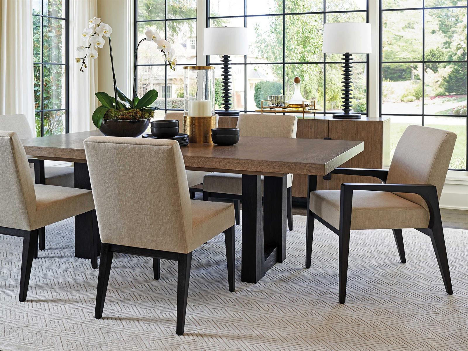 Lexington Zanzibar Oak Wood Dining Room Set