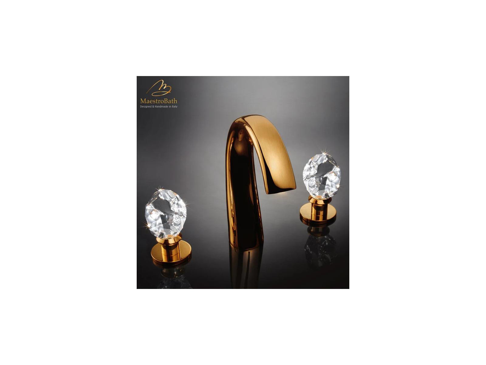 Maestro BathLucente Luxury 3-Hole Bathroom Faucet