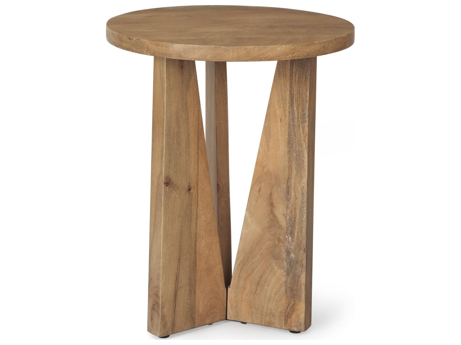 Mercana Mattius Light Wood Accent Table