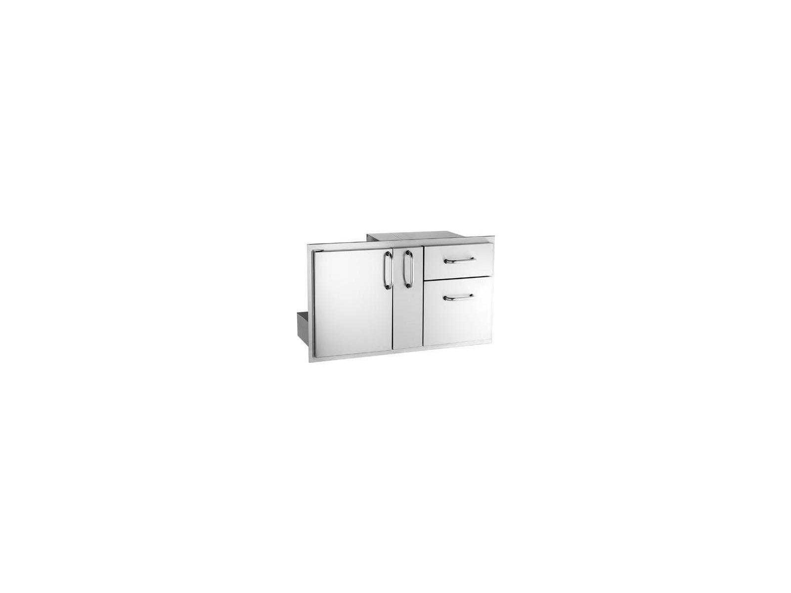 Fire Magic 36-Inch Access Door With Platter Storage And Double Drawer