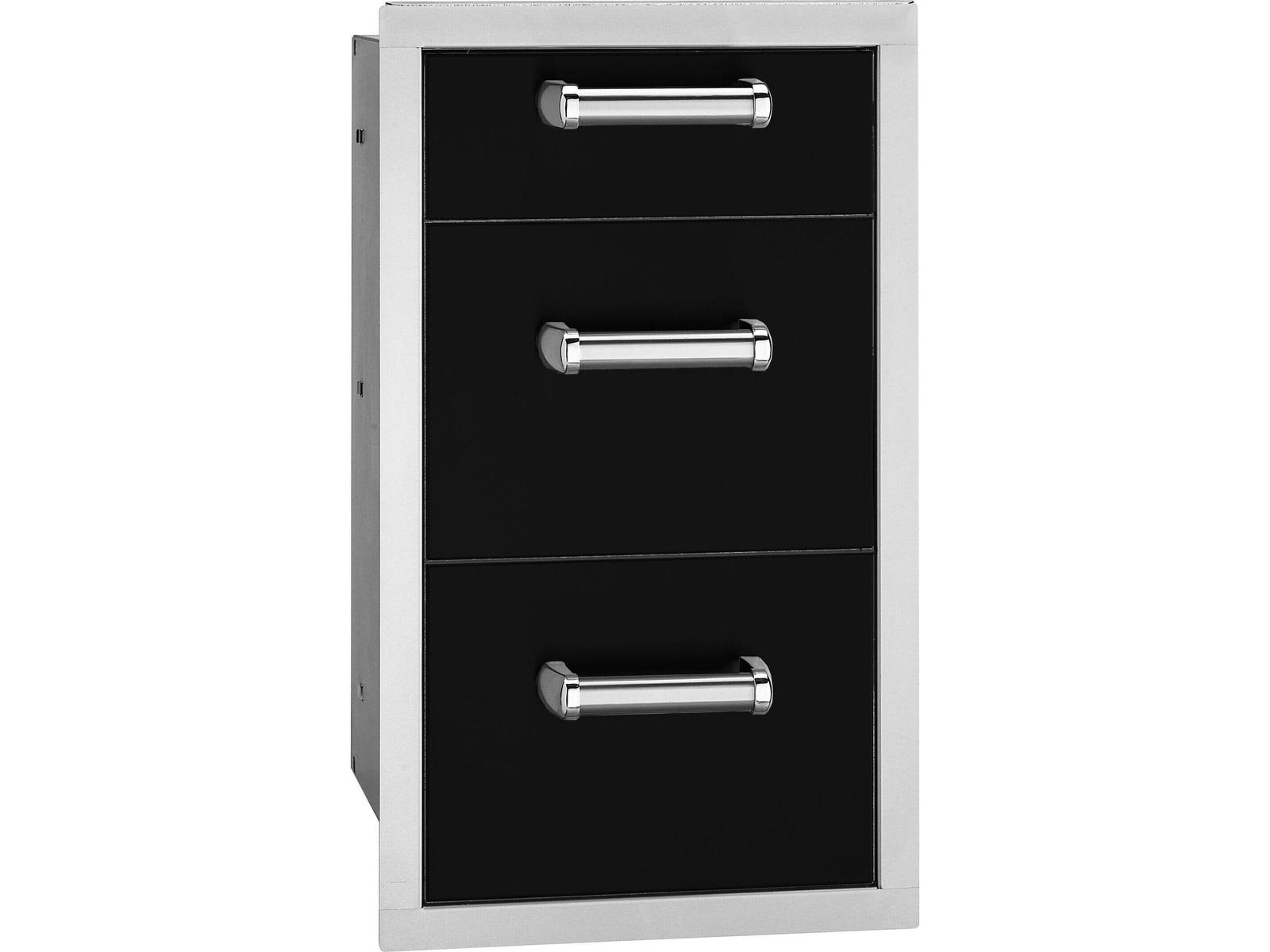 Fire Magic Echelon Black Triple Drawer