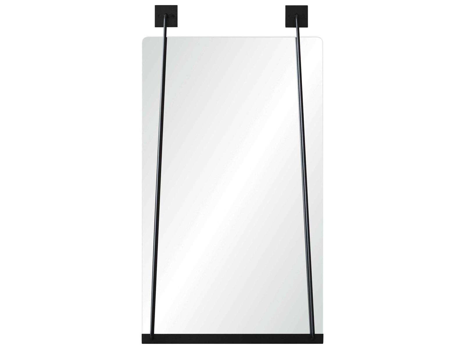 Mirror Home Black Nickel Rectangular Wall Mirror