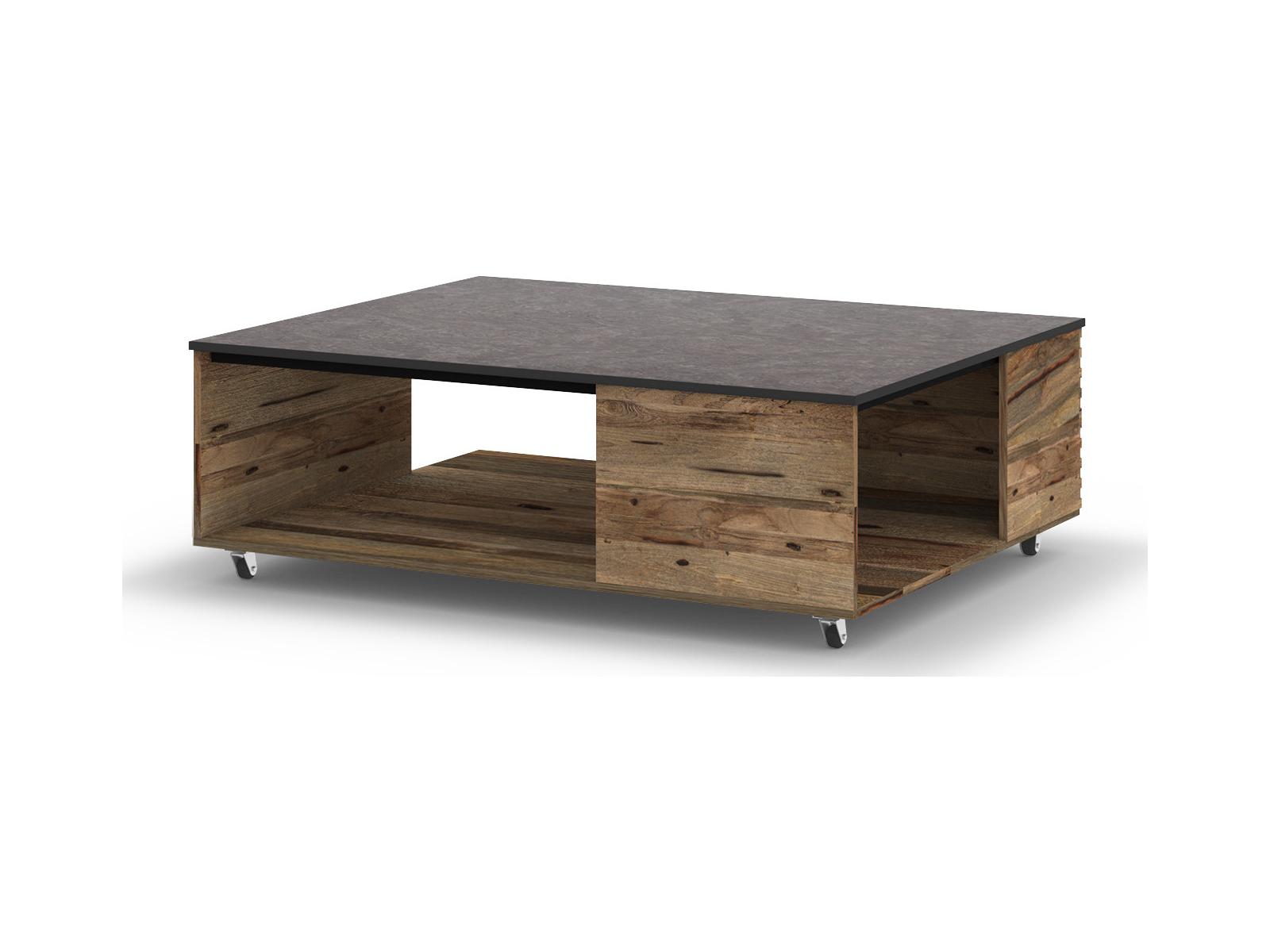MamaGreen Aiko Quick Ship Teak Rectangular Multi-fit Outdoor Coffee Table