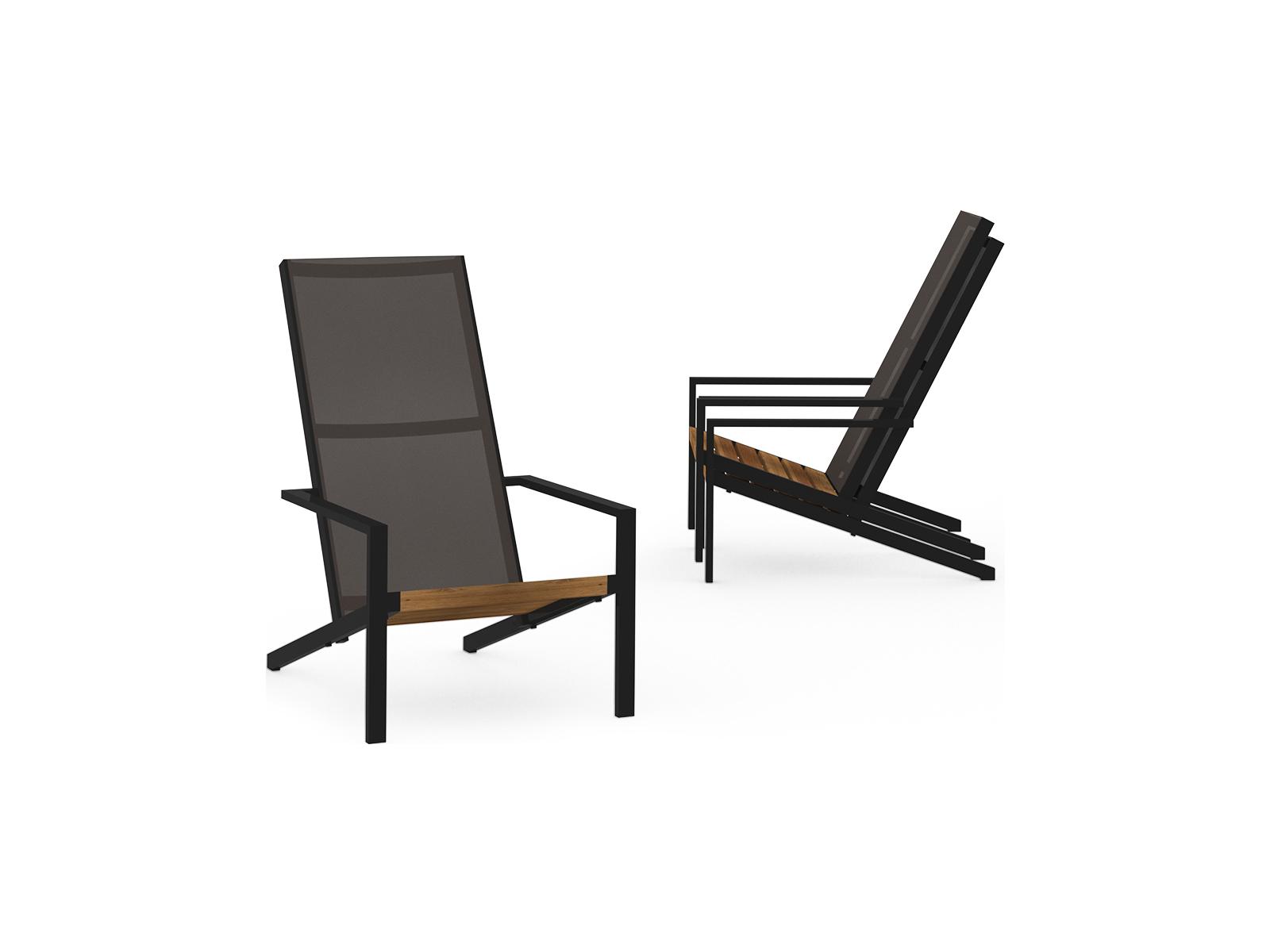 MamaGreen Bondi Sling Aluminum Teak Adirondack