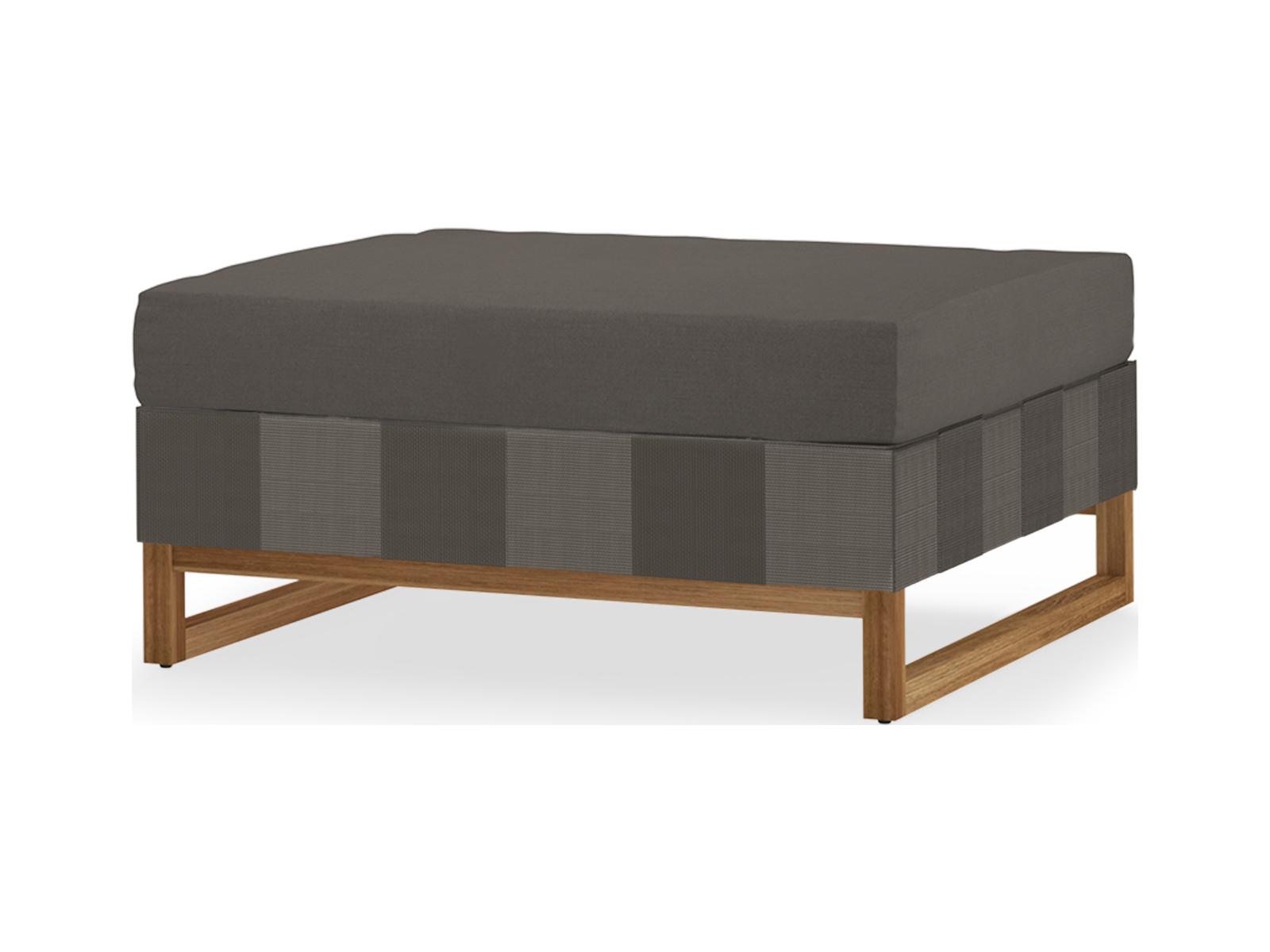 MamaGreen Ekka Wicker Cushion Outdoor Patio Ottoman