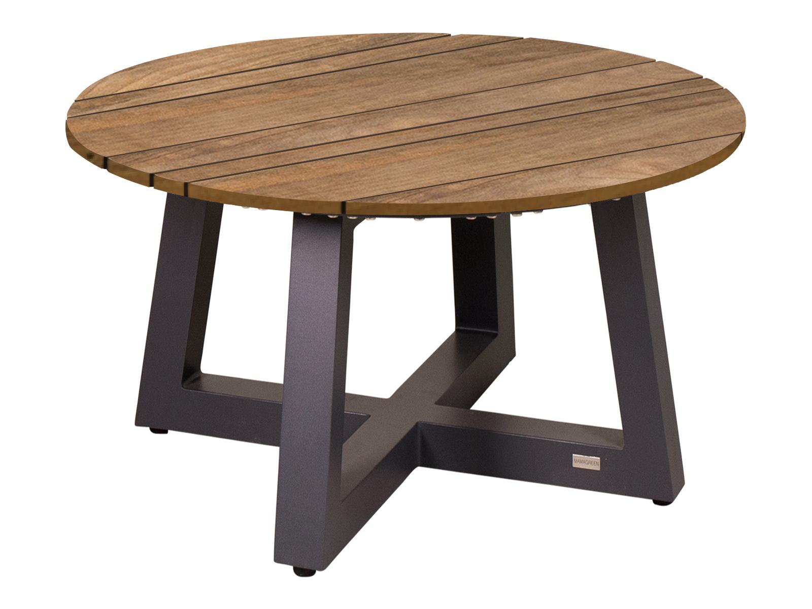 MamaGreen Mono Aluminum Round Outdoor Patio Chat Table