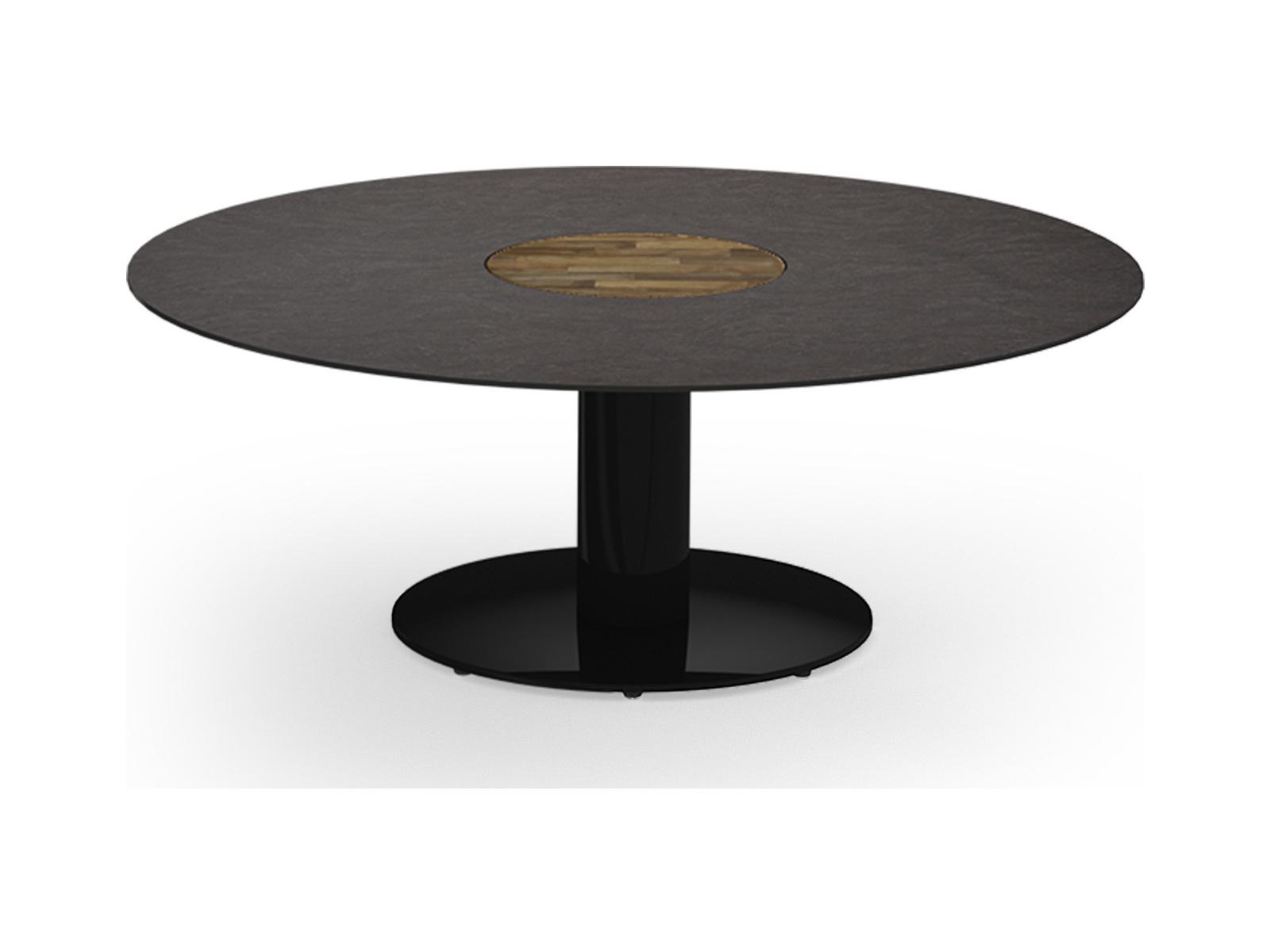 MamaGreen Stizzy Aluminum Round Outdoor Patio Chat Table