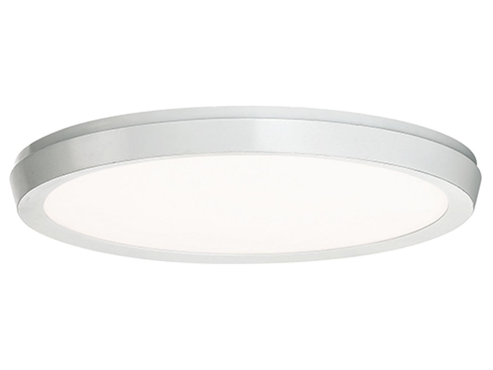 Modern Forms Argo 1-Light Brushed Nickel LED Round Flush Mount
