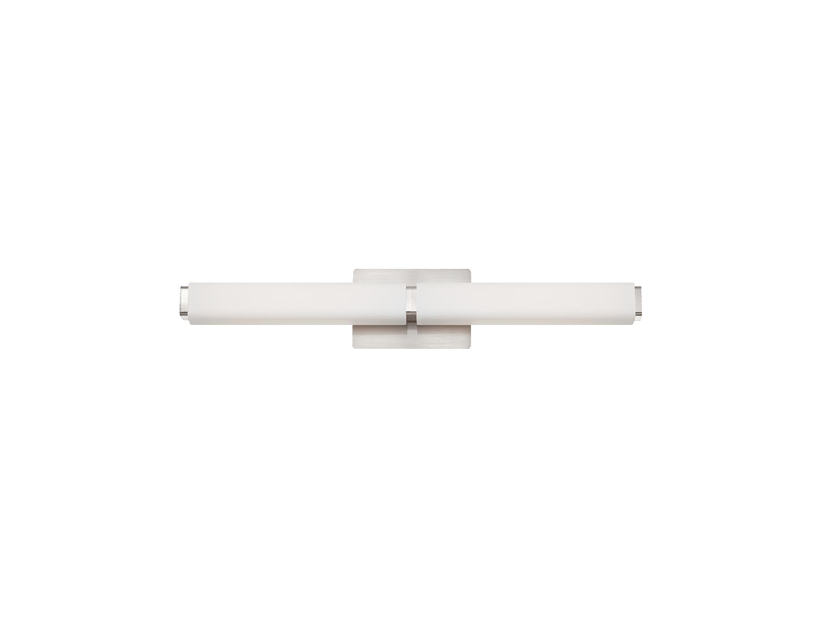 Modern Forms Vogue 1-Light Brushed Nickel Glass LED Vanity Light
