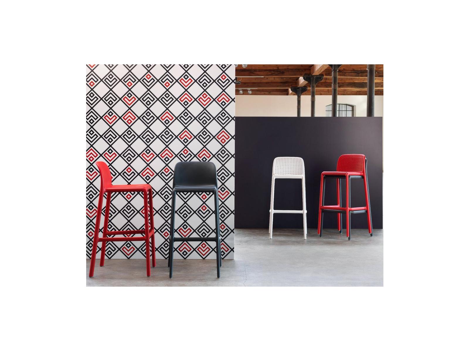 Nardi Lido Resin Patio Bar Stool Set