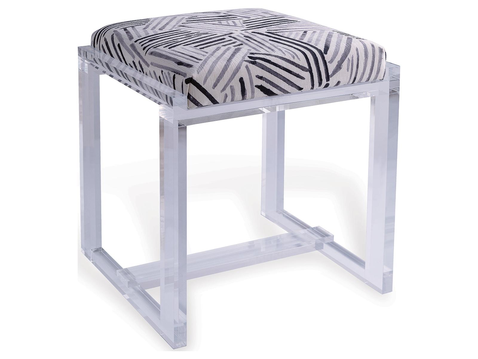 Port 68 Glencoe Lucite Bench - Glacometti Kit/19"H X 18"W X 16"D