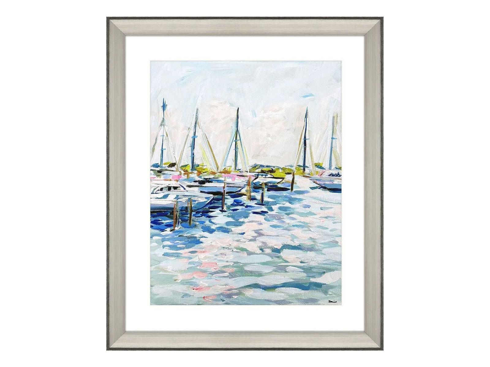 Paragon Sporting Marina at Dusk Wall Art