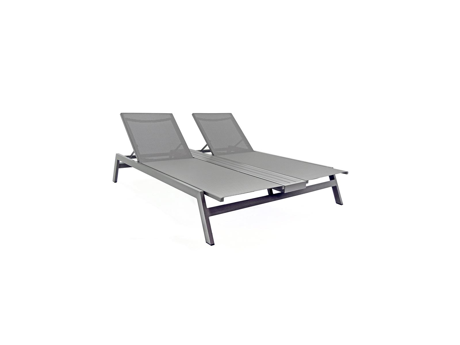 Riviera Double Outdoor Patio Chaise Lounge