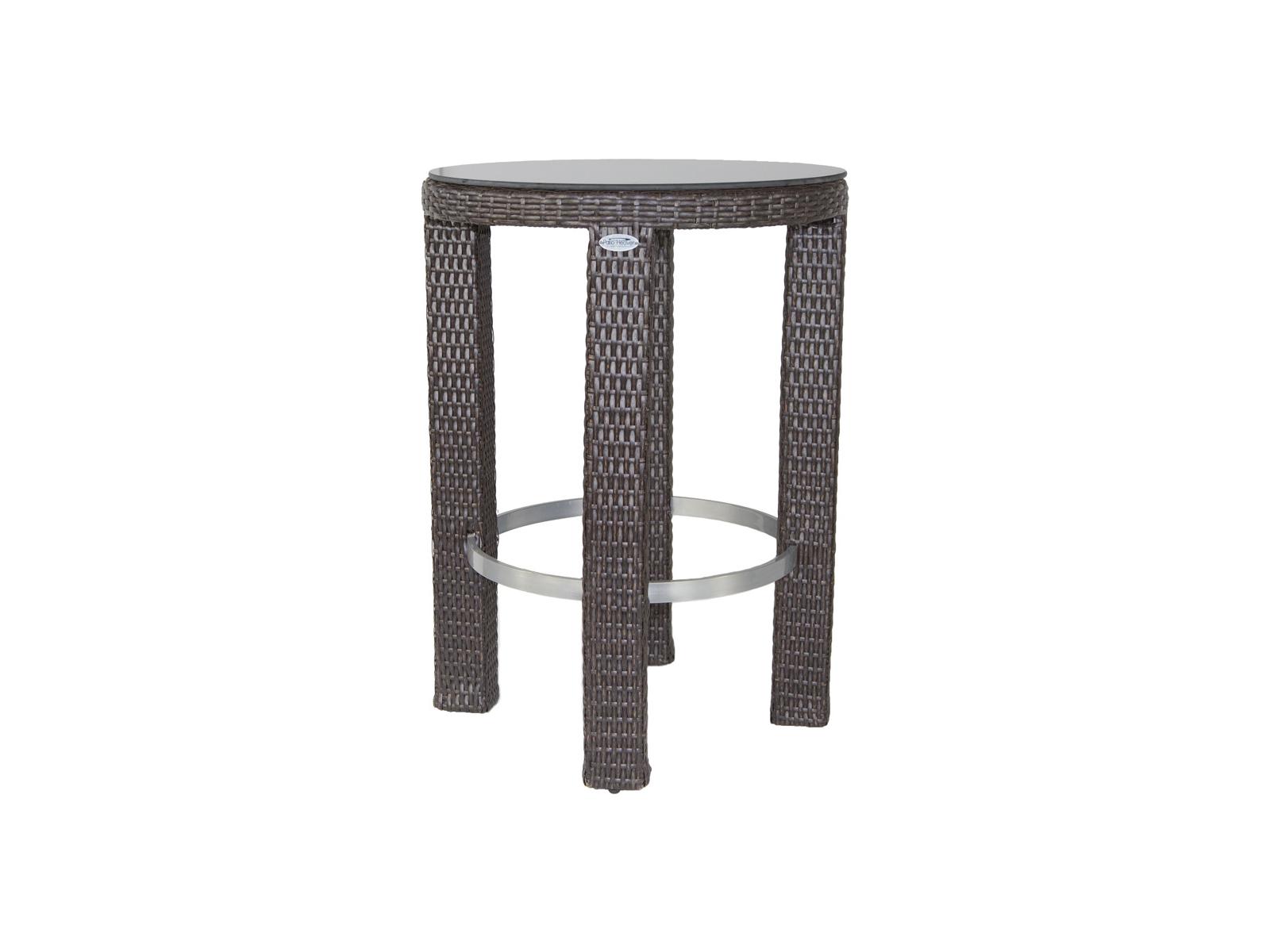 Axcess Inc Signature Round Outdoor Patio Bar Table