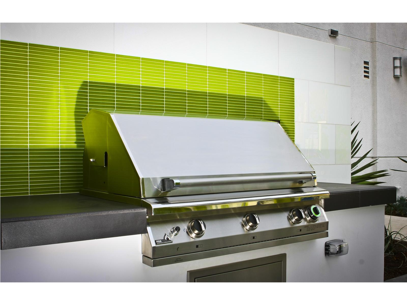 PGS Pacifica Commercial 39 Inch Built-In Natural Gas Grill With Timer