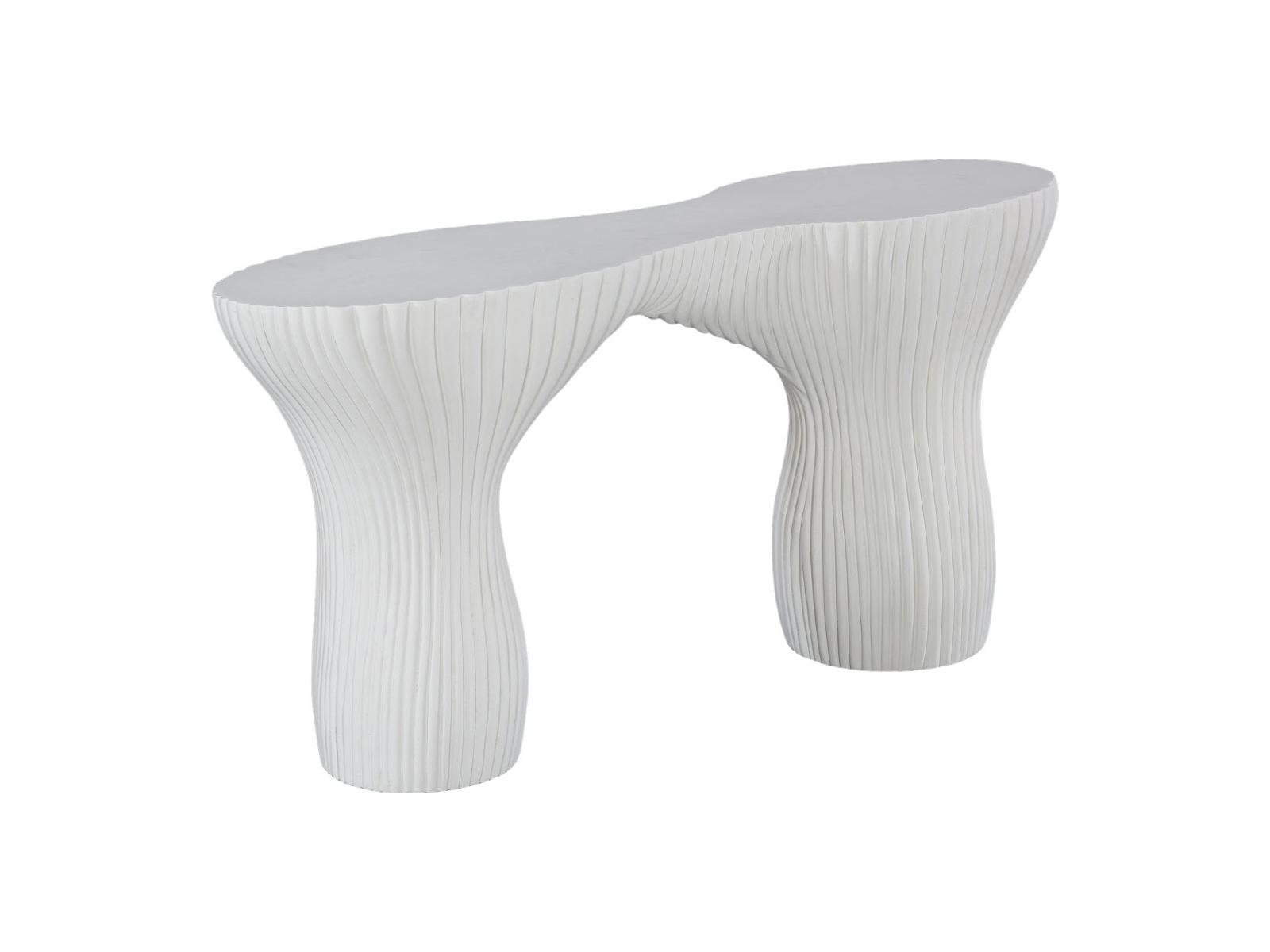 Phillips Collection Resin Off White Console Table