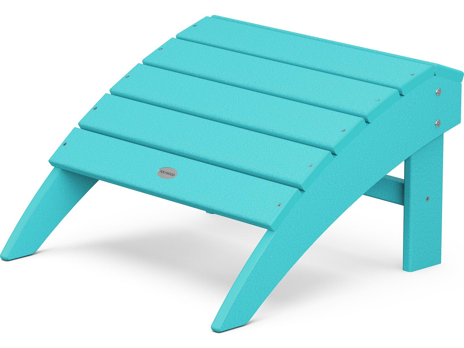 POLYWOOD® Vineyard Recycled Plastic Patio Ottoman
