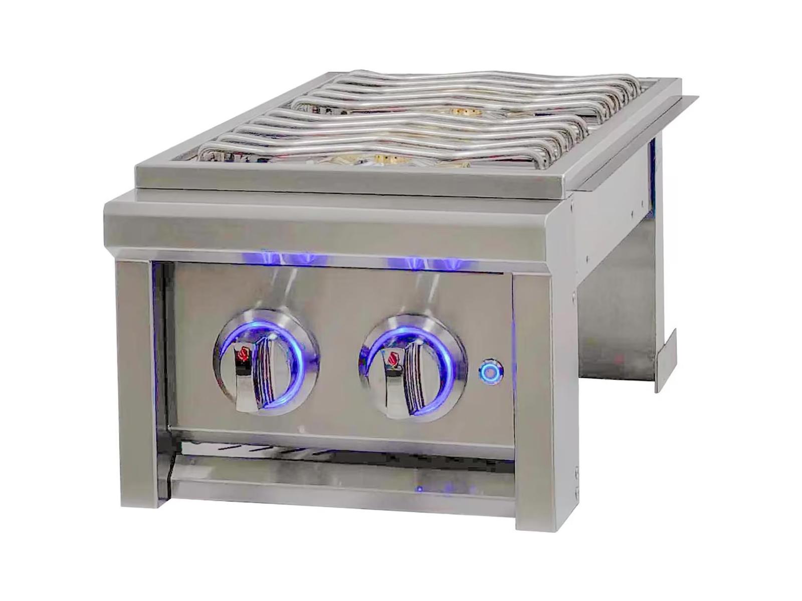 RCS Grills Cutlass Elite Stainless Steel 2 Burner Gas Built-In Grill