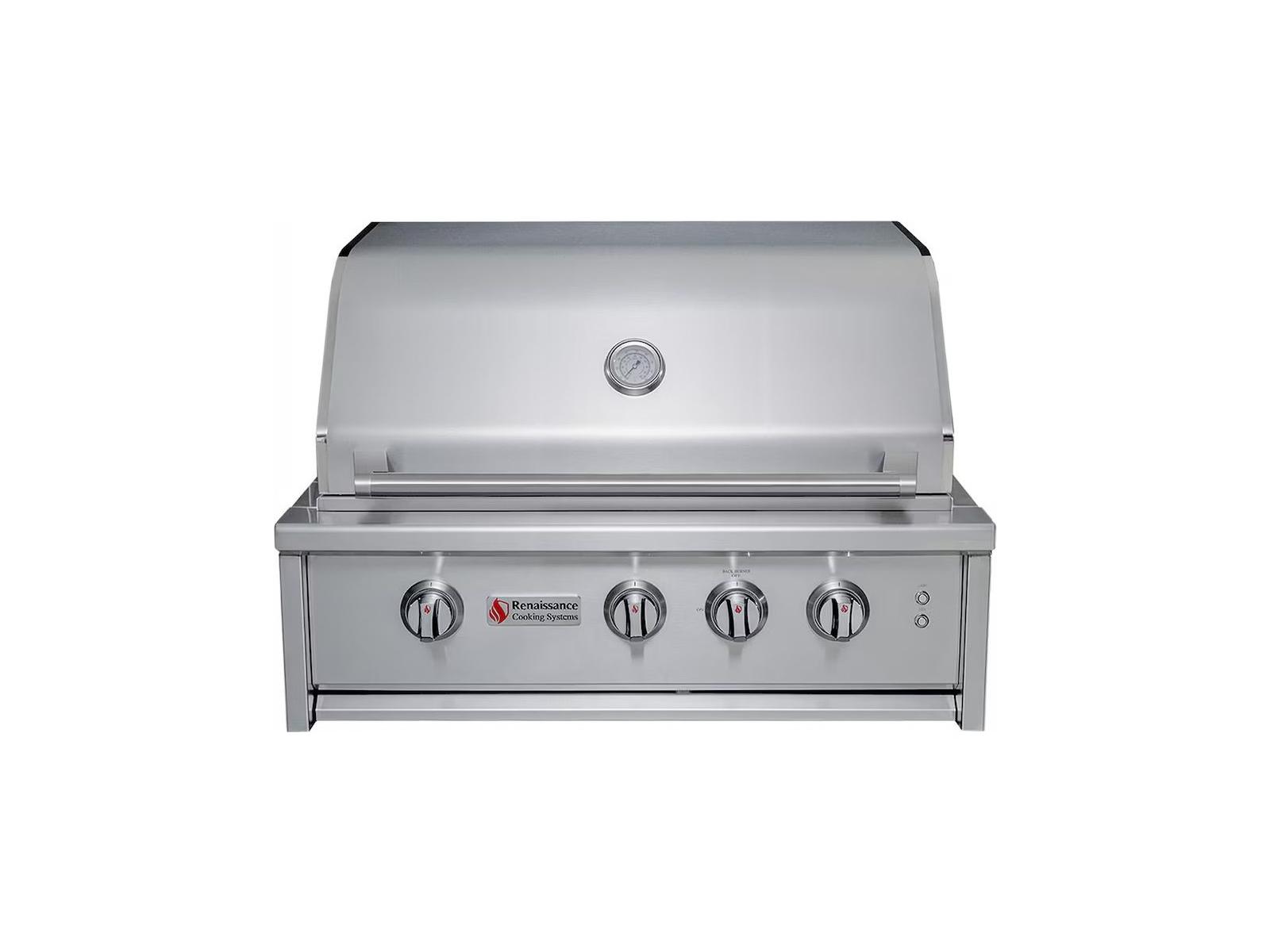 RCS Grills Cutlass Elite Stainless Steel 3 Burner Gas Built-In Grill