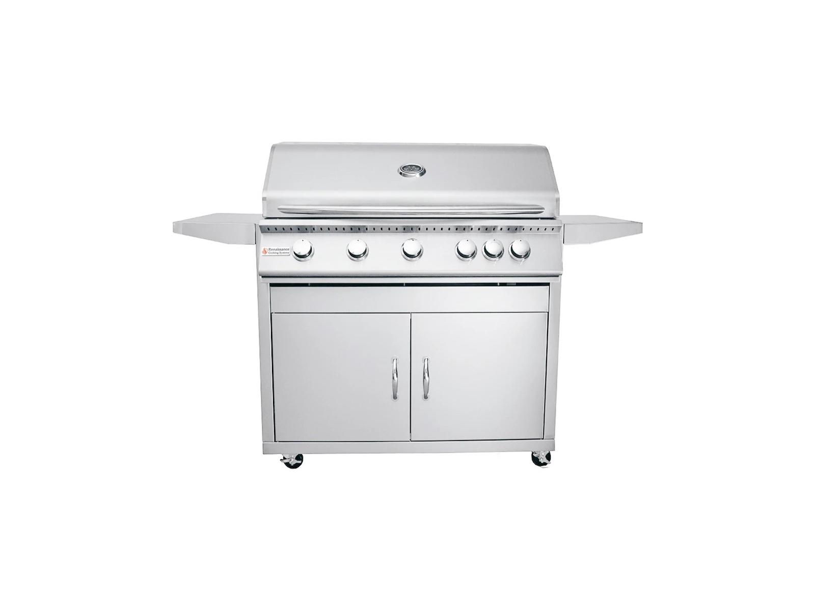 RCS Grills Stainless Steel 40 Premier with Lights Freestanding Grill-LP