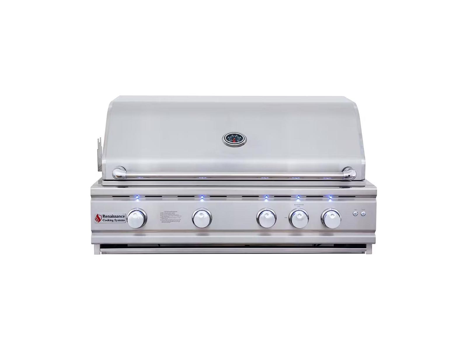 RCS Grills Cutlass Pro Stainless Steel 4 Burner Gas Built-In Grill