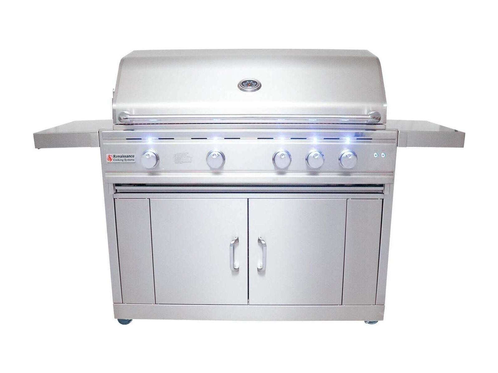 RCS Grills Stainless Steel 42'' Cutlass Pro Freestanding Grill-LP