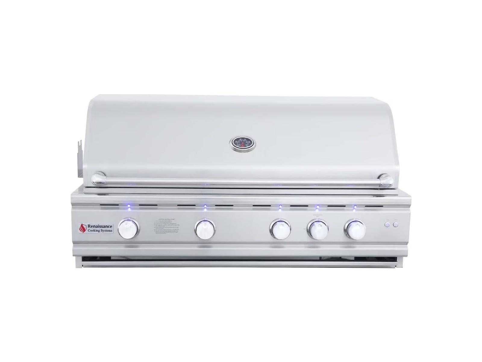 RCS Grills Cutlass Pro Stainless Steel 4 Burner Gas Built-In Grill