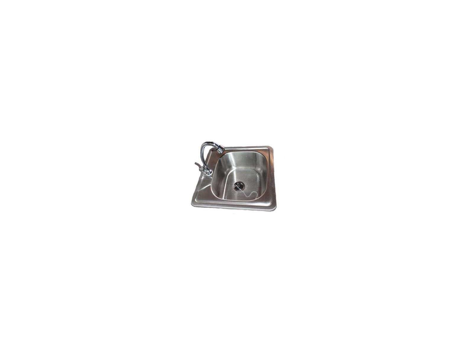 RCS Grills Stainless Steel Sink & Faucet
