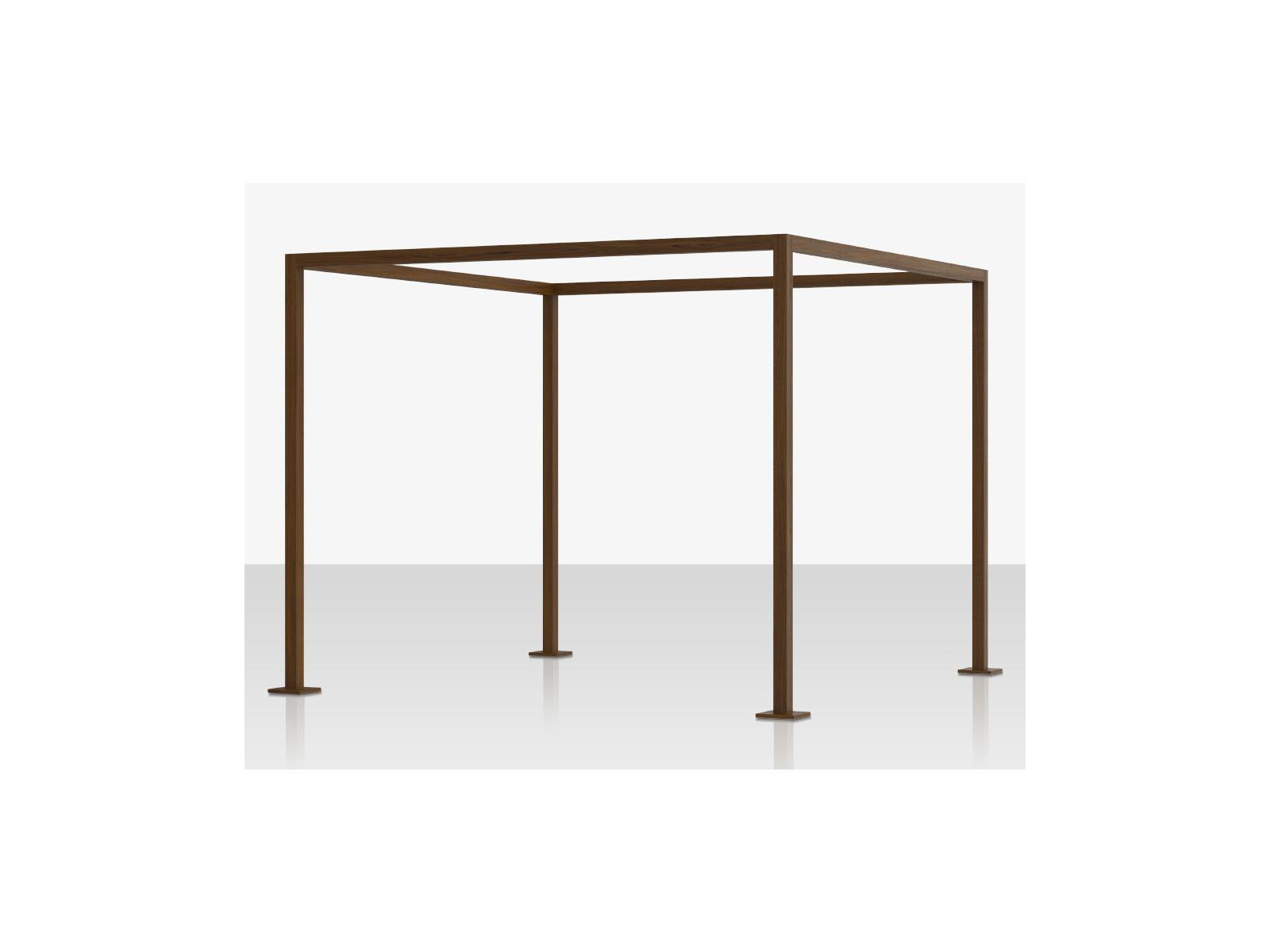 Decoscape Breeze Cabana 15' Wood Grain Frame