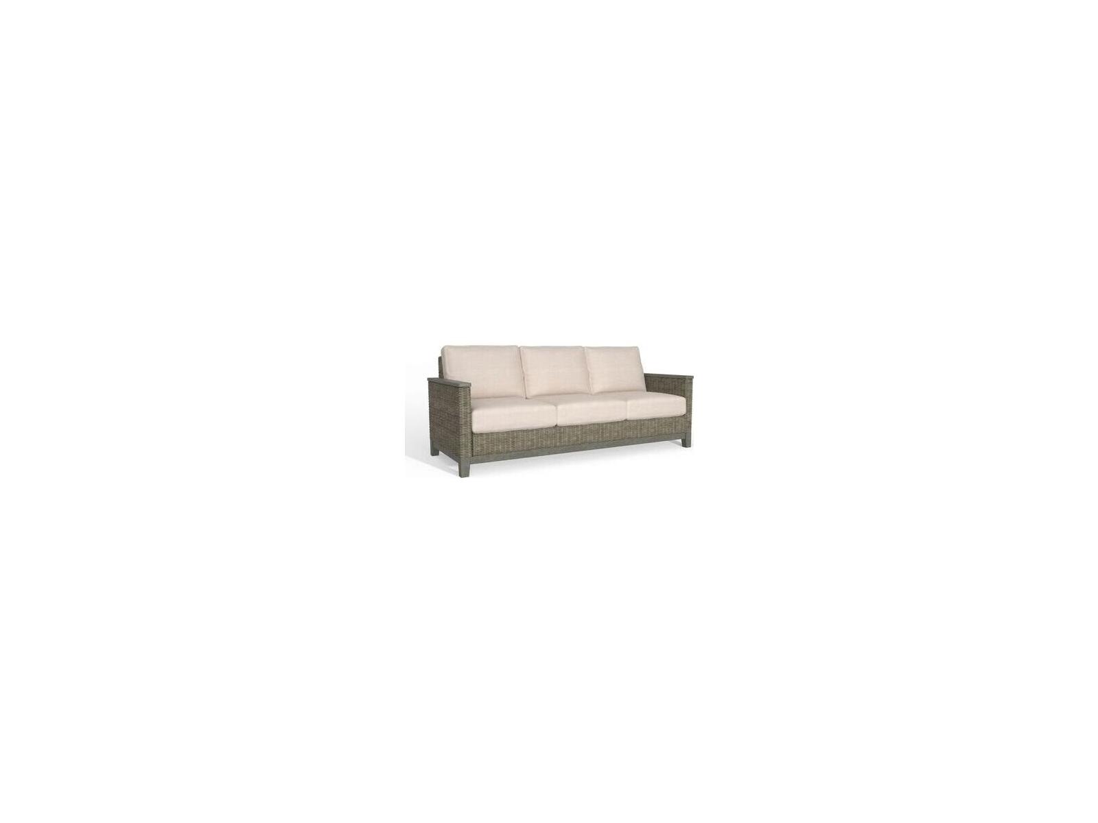 South Sea Rattan Timberline Wicker Outdoor Patio Sofa