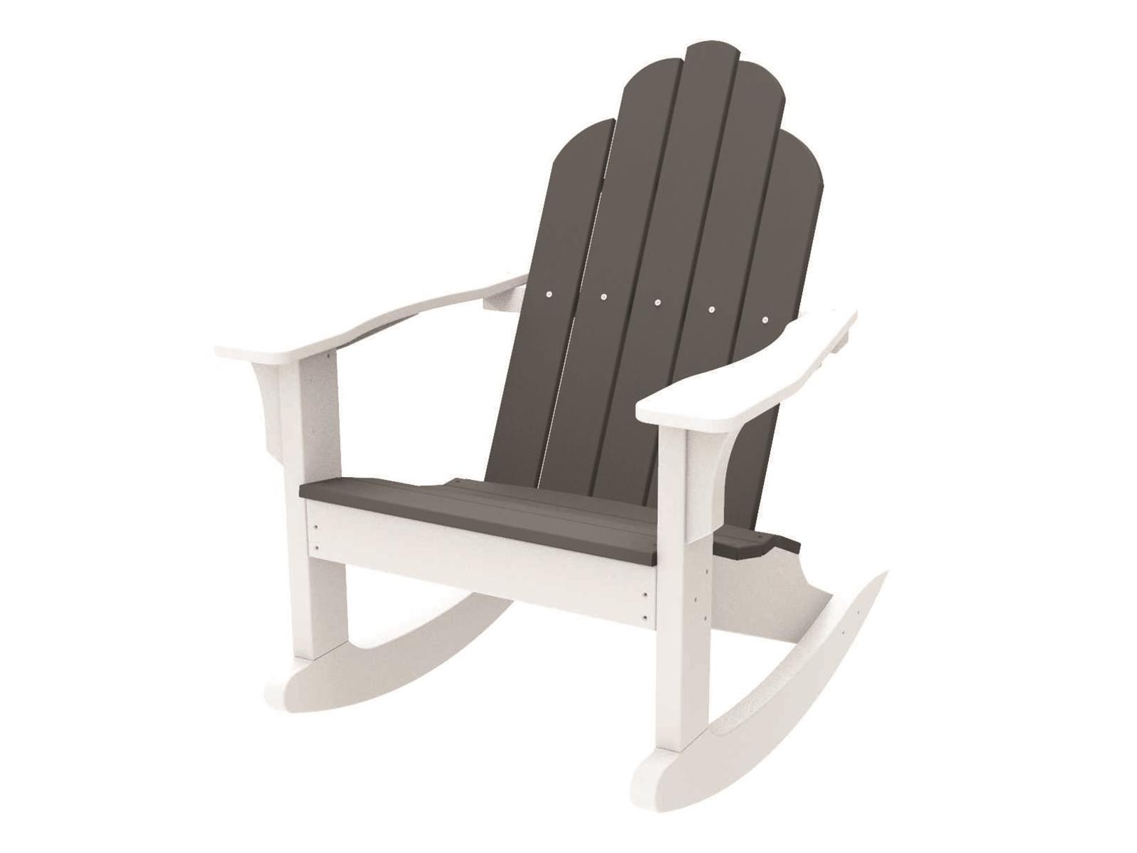 Seaside Casual Classic Adirondack Recycled Plastic Rocker Chair